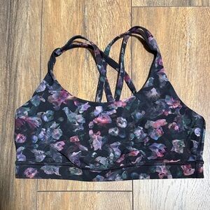 Size 10 LuluLemon Floral Print Women's Sports Bra